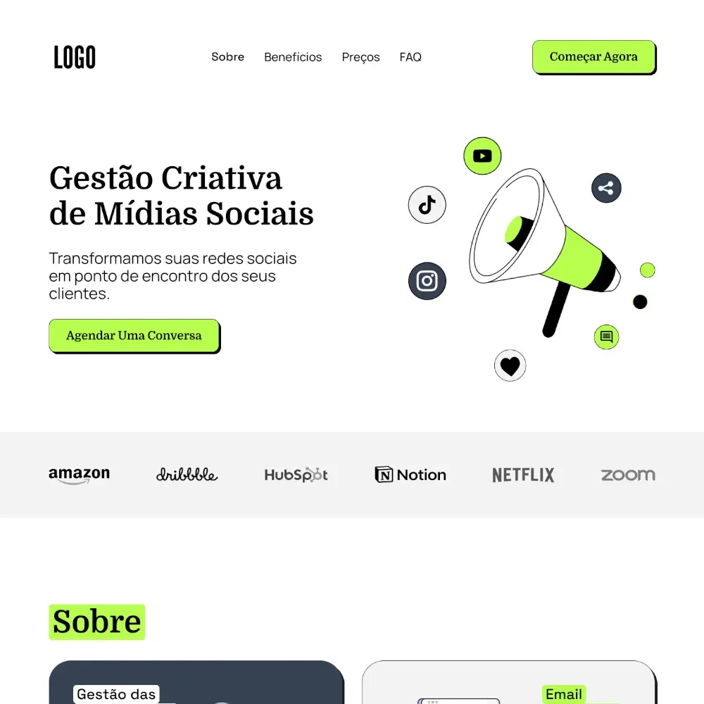 Serviços de Social Manager